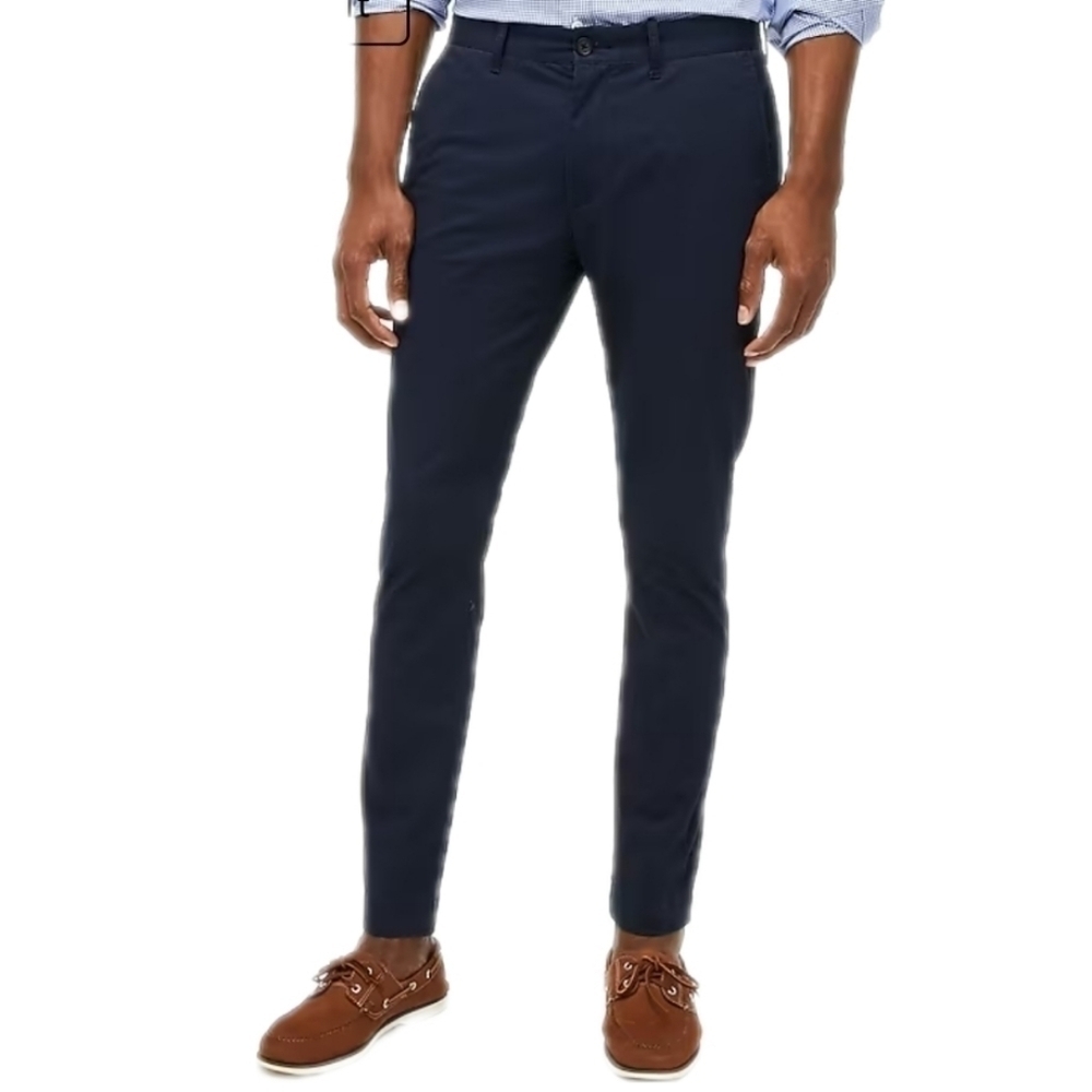 J Crew Factory Men's Skinny-fit chino pant in Navy size‎ 30x32